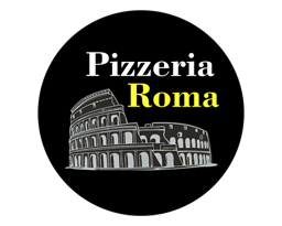 Pizzeria Roma logo.